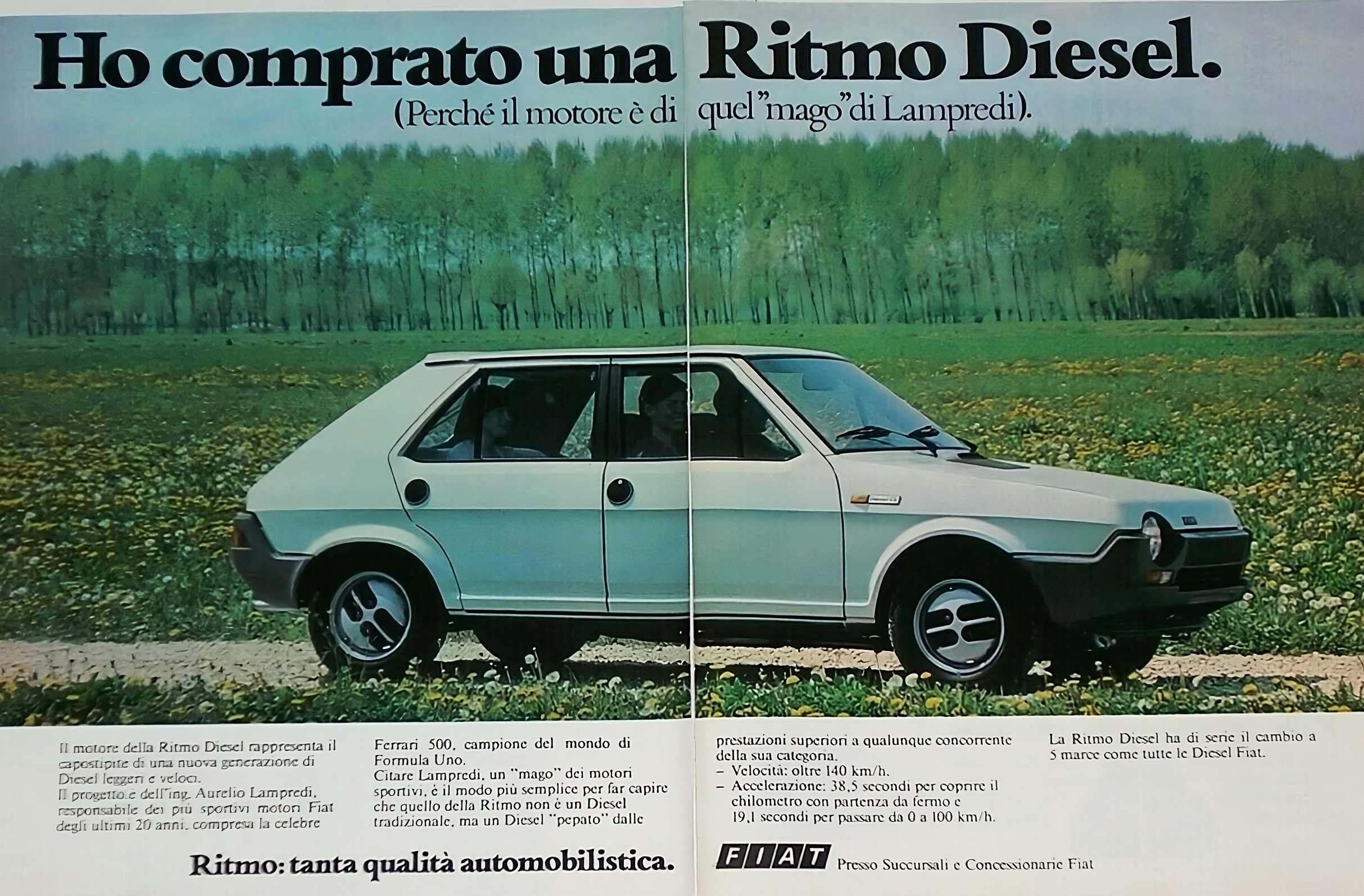 Pubblicità Fiat Ritmo Diesel